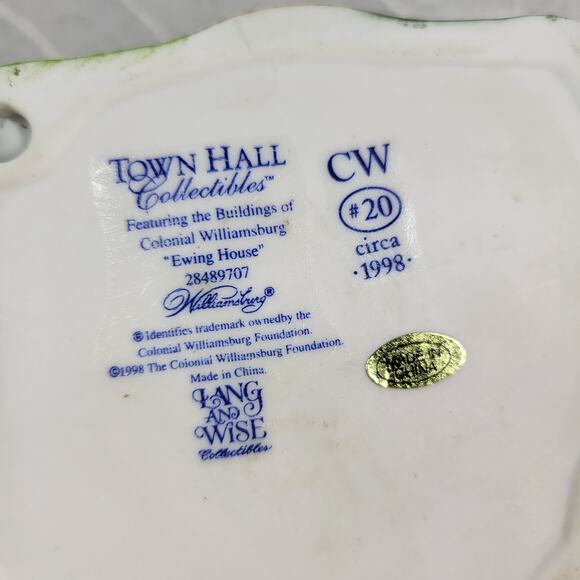 1998 Lang & Wise Colonial Williamsburg Ewing House #20 - Picture 6 of 14